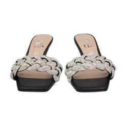 EXE Sandalias con tacón de Mujer JENIFER-040 NEGRO