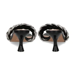 EXE Sandalias con tacón de Mujer JENIFER-040 NEGRO