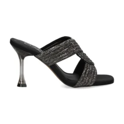 EXE Sandalias con tacón de Mujer LILY-421 NEGRO