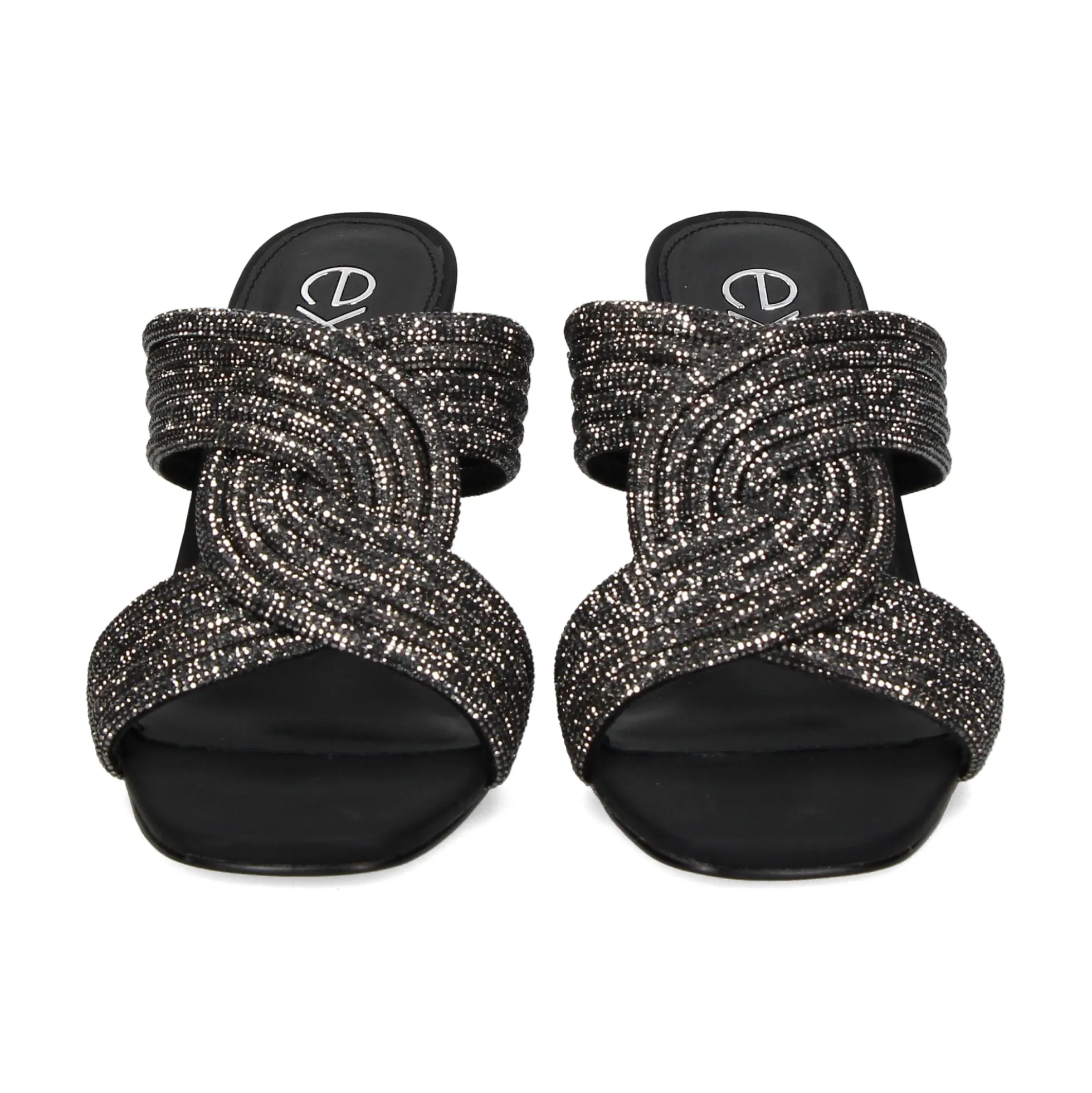 EXE Sandalias con tacón de Mujer LILY-421 NEGRO