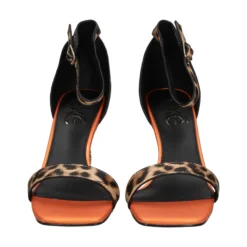 EXE Sandalias con tacón de Mujer LILIAN-055 LEOPARDO