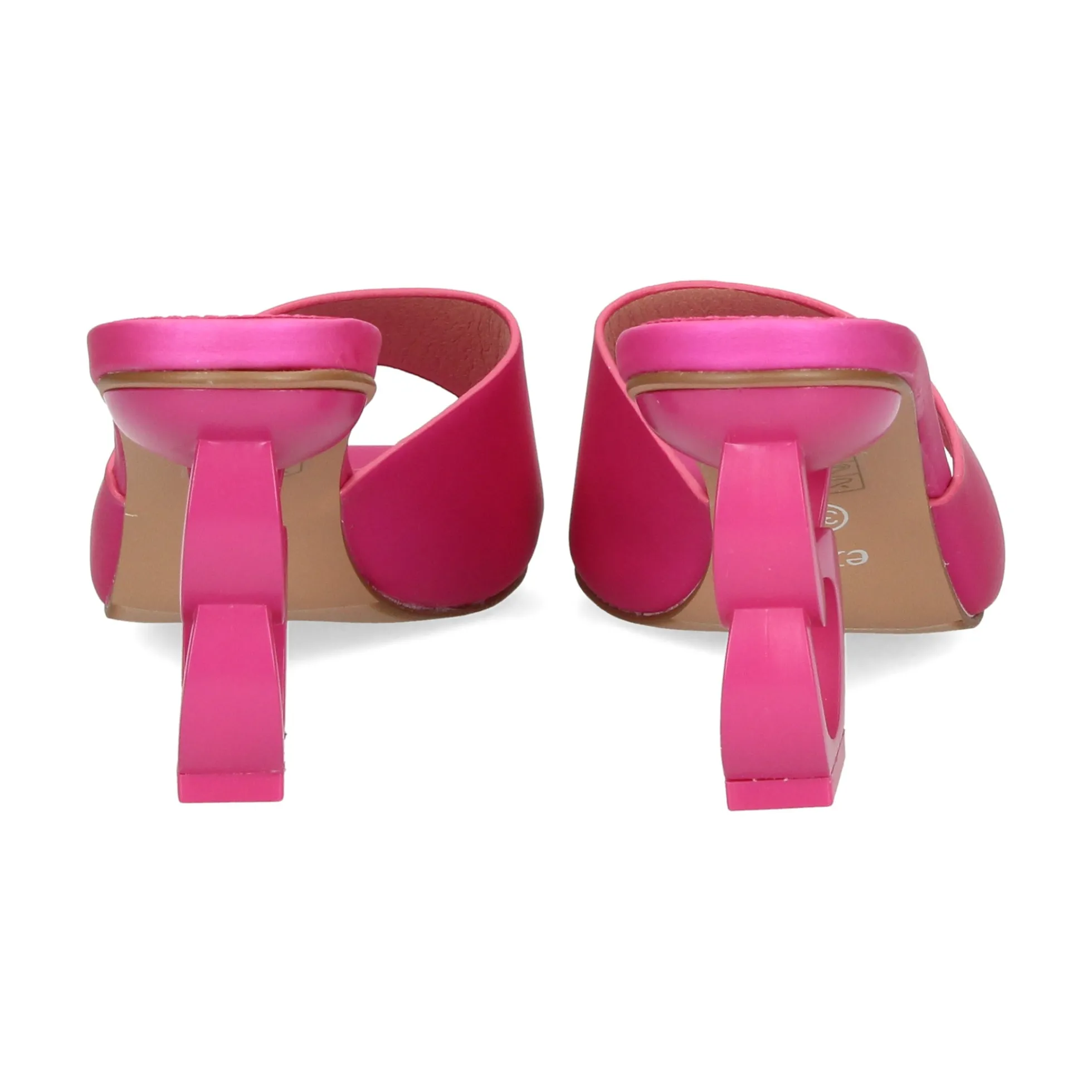 EXE Sandalias con tacón de Mujer LILIAN-160 604 FUCSIA