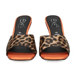 EXE Sandalias con tacón de Mujer LILIAN-160 LEOPARDO
