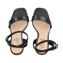 EXE Sandalias cuña de Mujer ELYSIA-391 NEGRO
