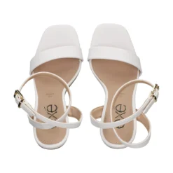 EXE Sandalias cuña de Mujer ELYSIA-391 BLANCO