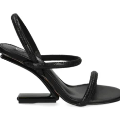 EXE Sandalias cuña de Mujer MAGGIE-834 NEGRO