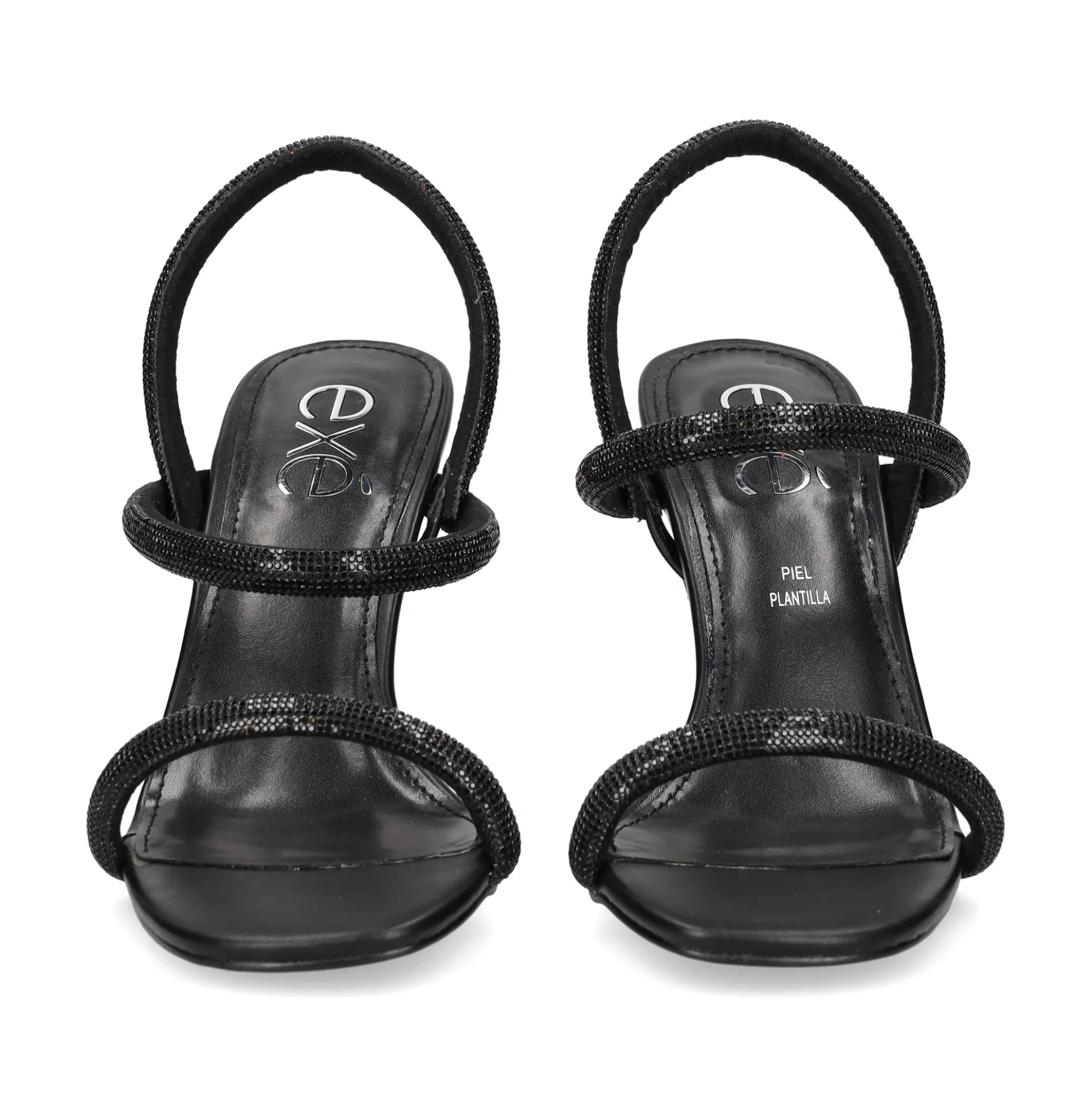 EXE Sandalias cuña de Mujer MAGGIE-834 NEGRO