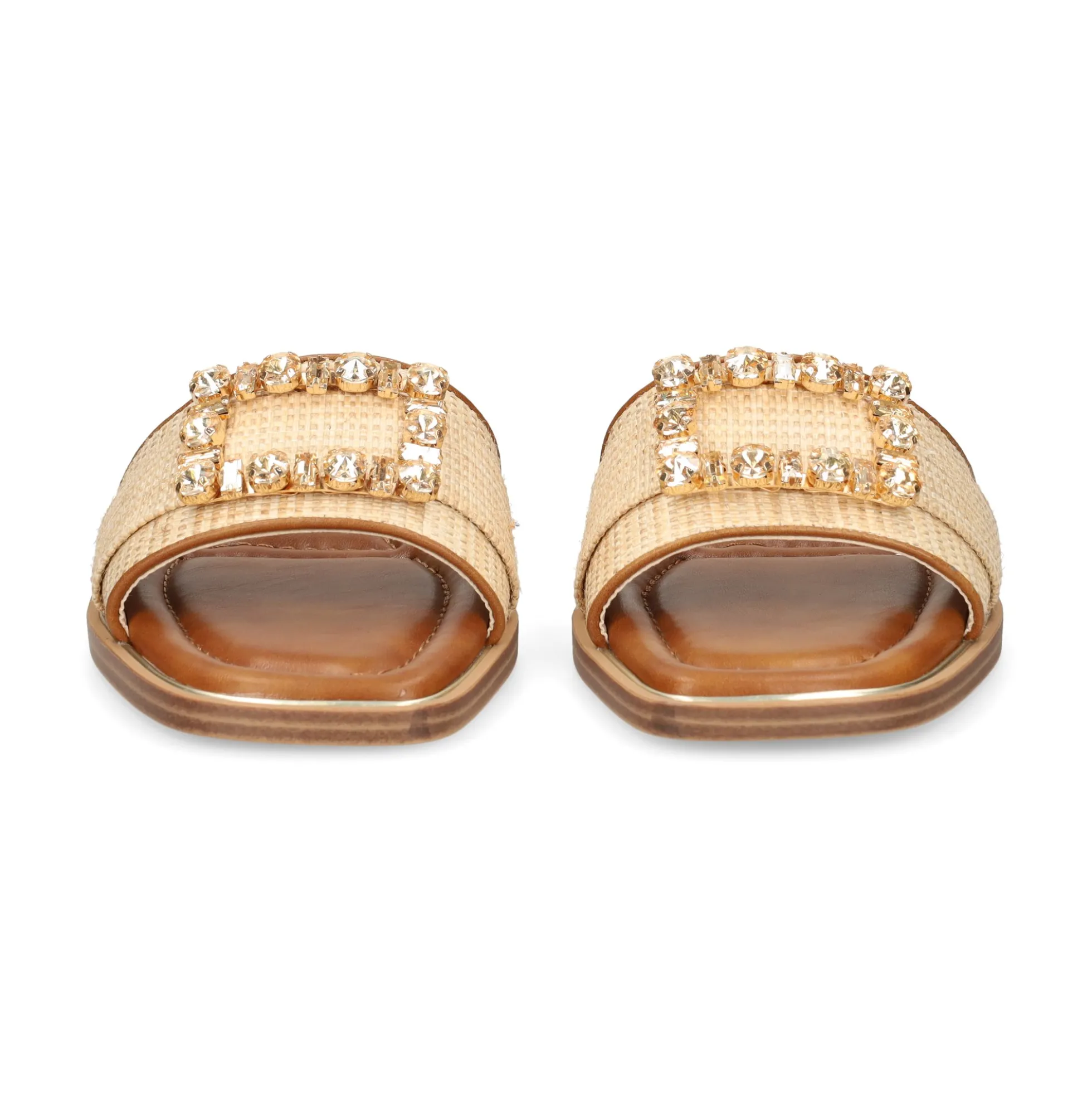 EXE Sandalias planas de Mujer DORETA-488 BEIGE