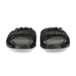EXE Sandalias planas de Mujer DORETA-488 NEGRO