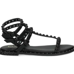EXE Sandalias planas de Mujer VF239D-78 NEGRO