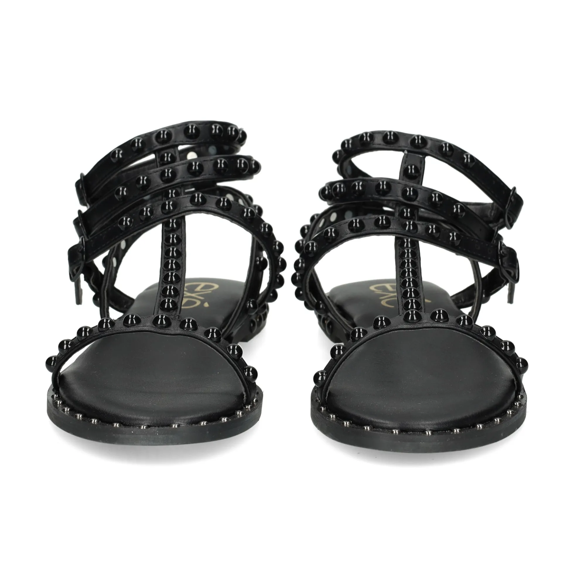 EXE Sandalias planas de Mujer VF239D-78 NEGRO