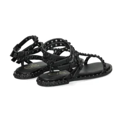 EXE Sandalias planas de Mujer VF239D-78 NEGRO