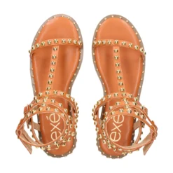 EXE Sandalias planas de Mujer VF239D-78 TAN
