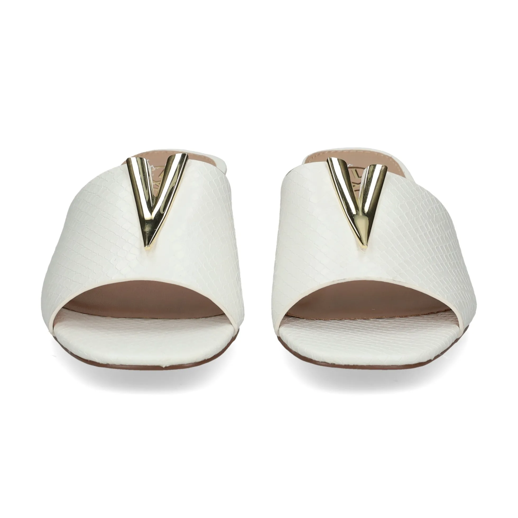 EXE Sandalias planas de Mujer KATY-811 BLANCO