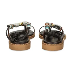 EXE Sandalias planas de Mujer 608 ITHAKI MARRON