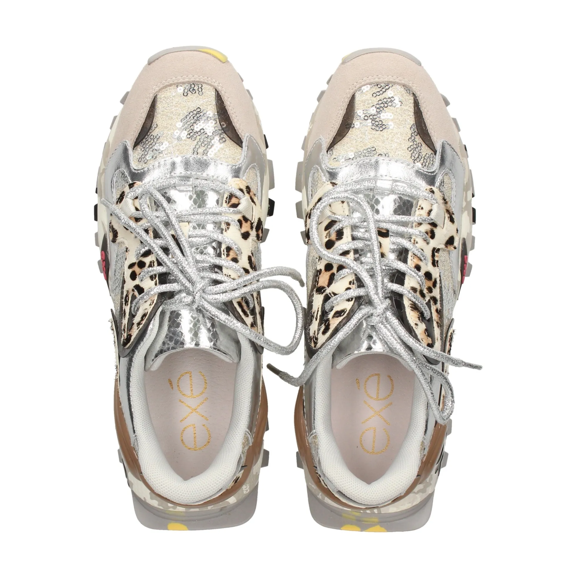 EXE Zapatillas de Mujer 134-10 LEOPARD GREY