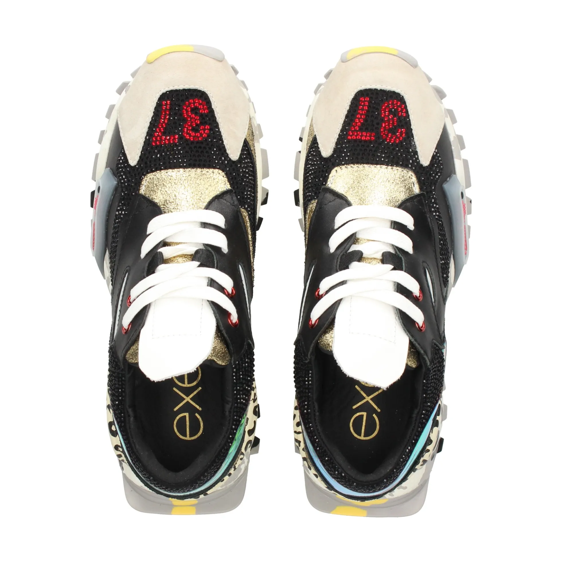 EXE Zapatillas de Mujer 0129-10 NEGRO