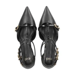 EXE Zapatos de tacón bajo GRACE-630 NEGRO