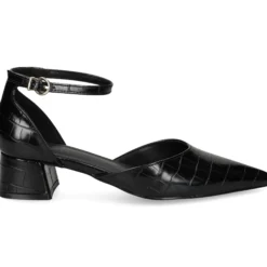 EXE Zapatos de tacón bajo GRACE-617 NEGRO