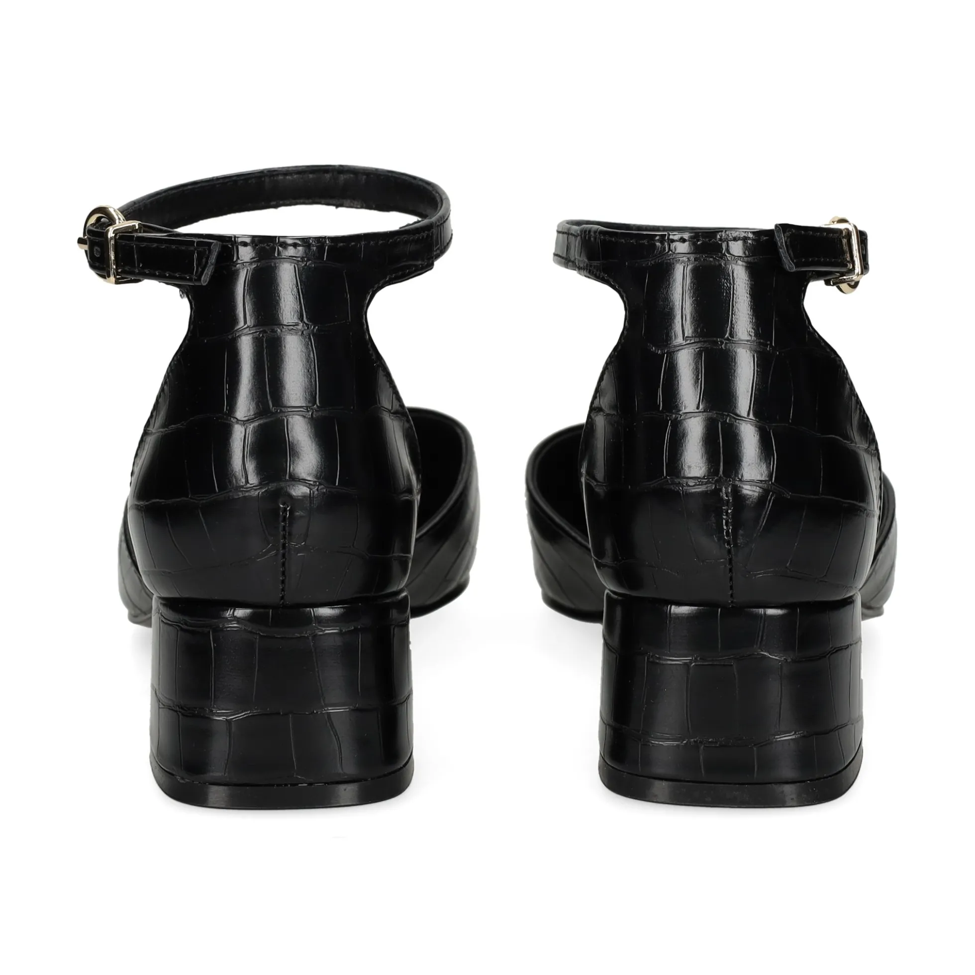 EXE Zapatos de tacón bajo GRACE-617 NEGRO