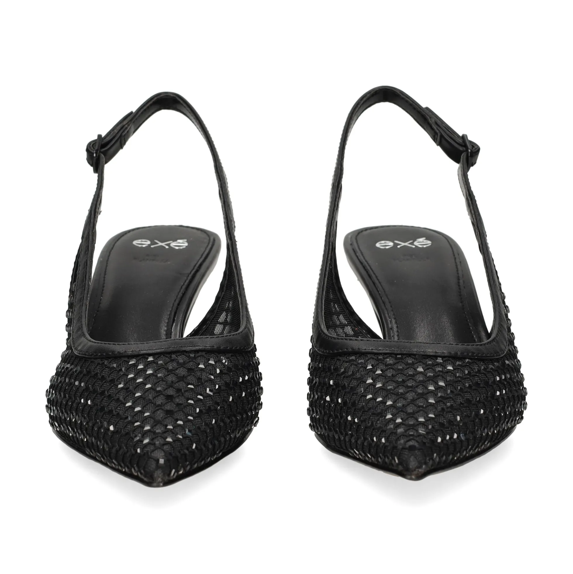EXE Zapatos de tacón bajo IRIS-222 NEGRO