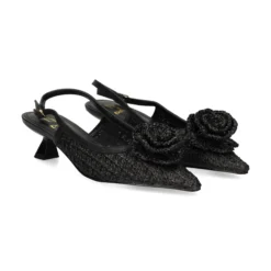EXE Zapatos de tacón bajo VALENTINA-1637 NEGRO