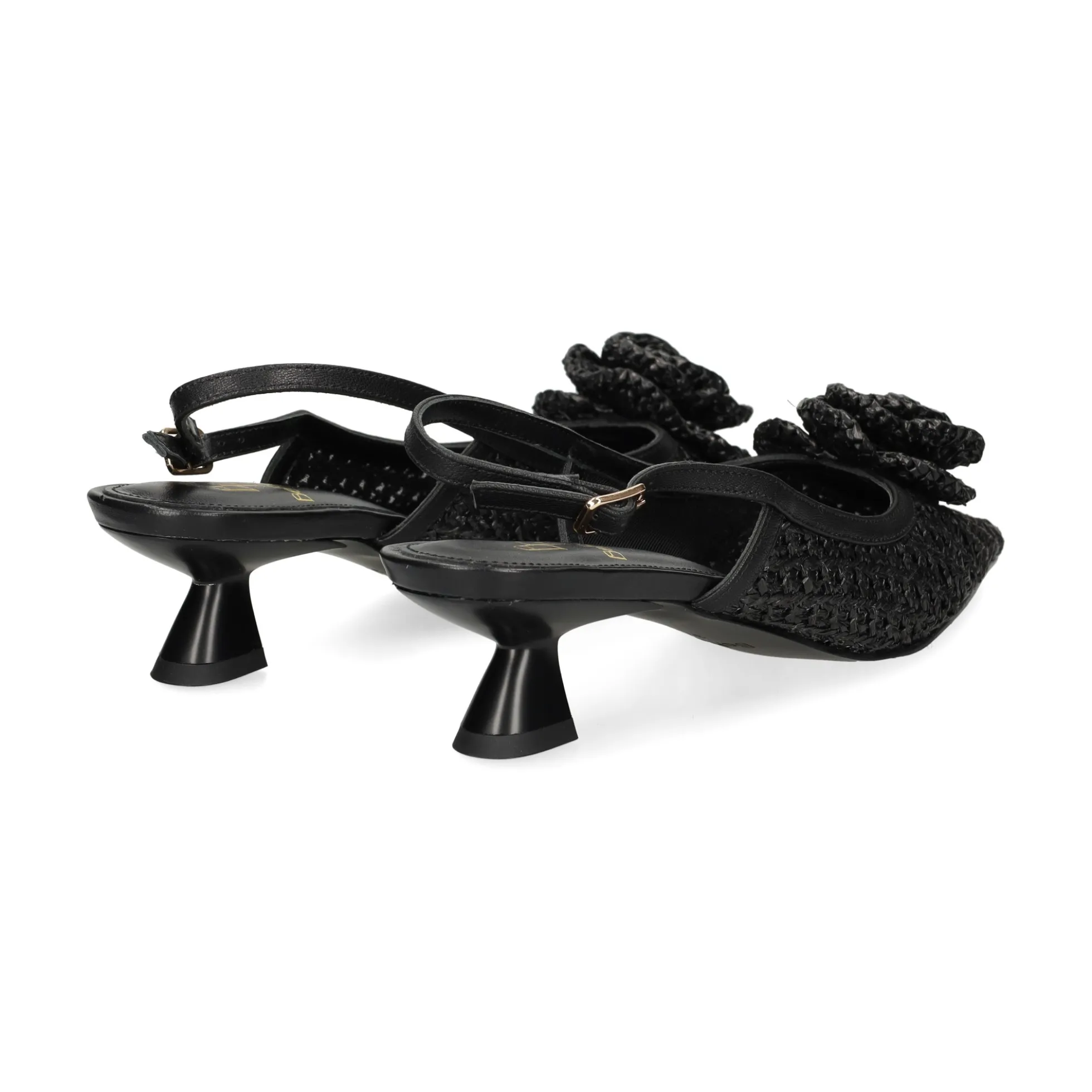 EXE Zapatos de tacón bajo VALENTINA-1637 NEGRO
