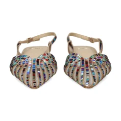 EXE Zapatos planos de Mujer KENDAL-244 TAUPE MULTI