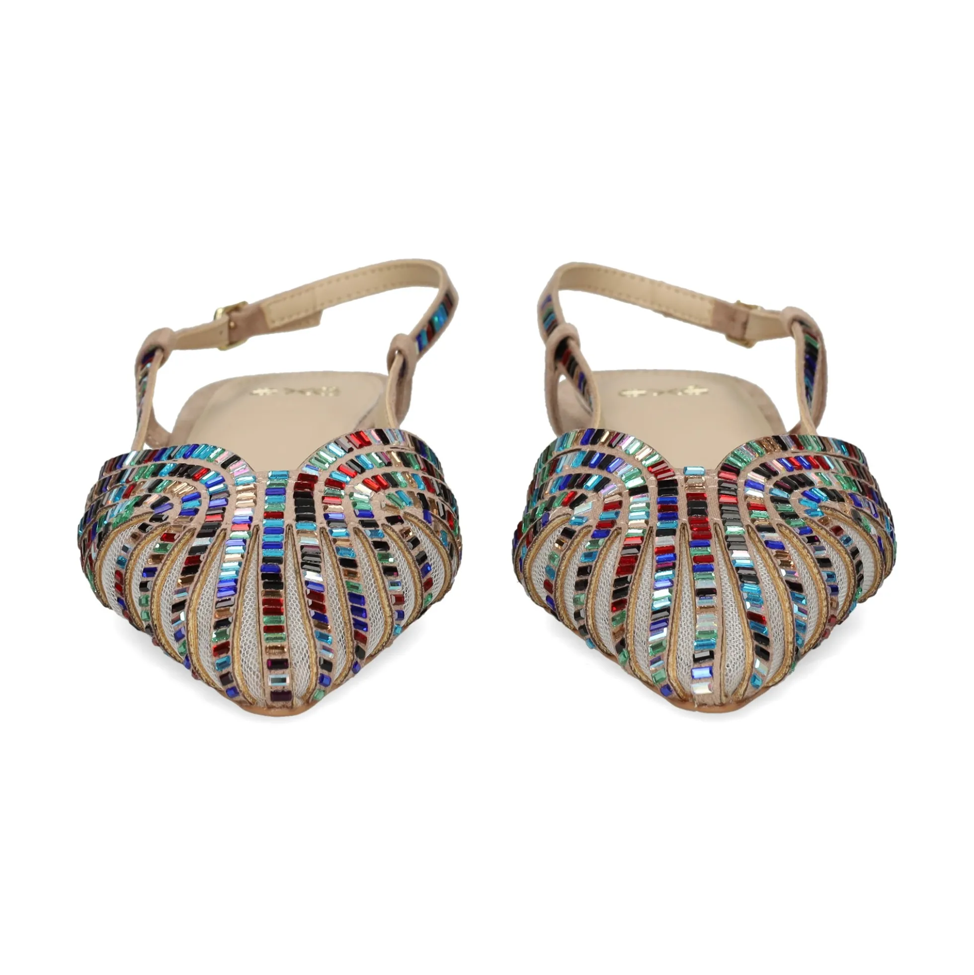 EXE Zapatos planos de Mujer KENDAL-244 TAUPE MULTI
