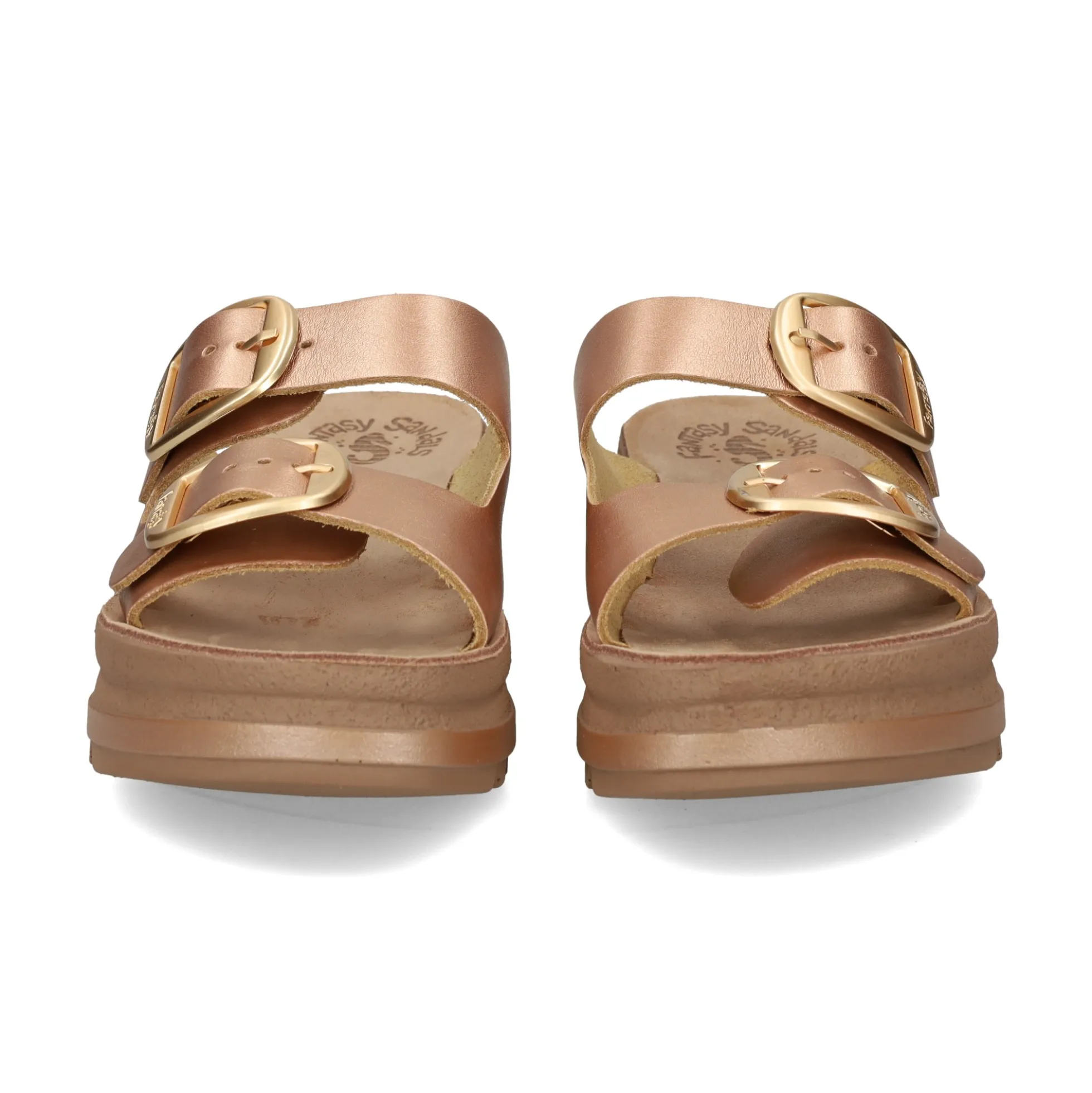 FANTASY Sandalias con plataforma de Mujer GOGO CANDY-ROSE GOLD