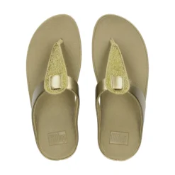 FITFLOP Sandalias cuña de Mujer IU2 C23 Camo-Green