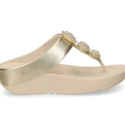 FITFLOP Sandalias cuña de Mujer IU1 675 PLATINO