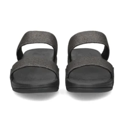 FITFLOP Sandalias cuña de Mujer HR2 B06 Pewter Blac