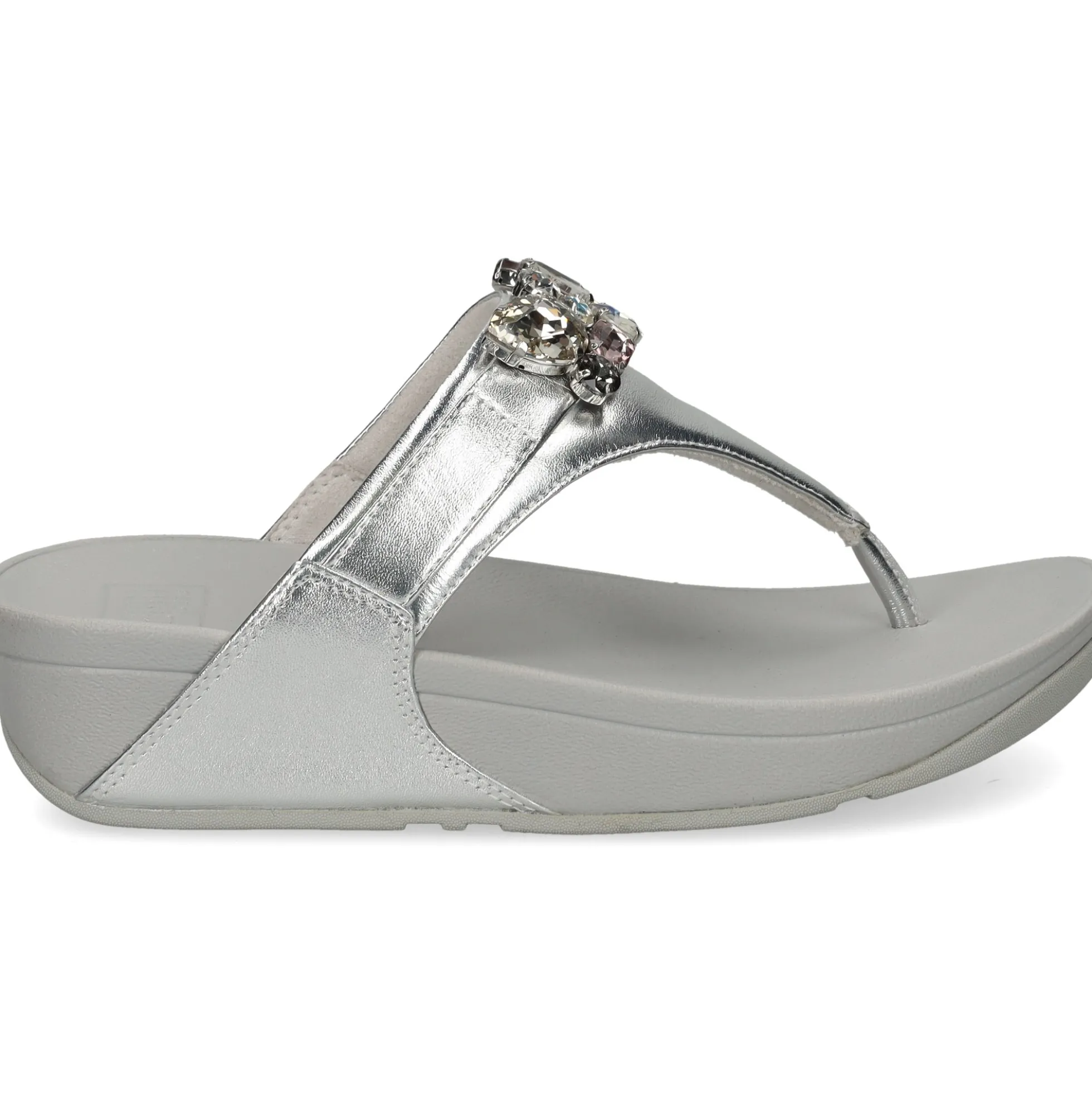 FITFLOP Sandalias cuña de Mujer HT8 011 PLATA
