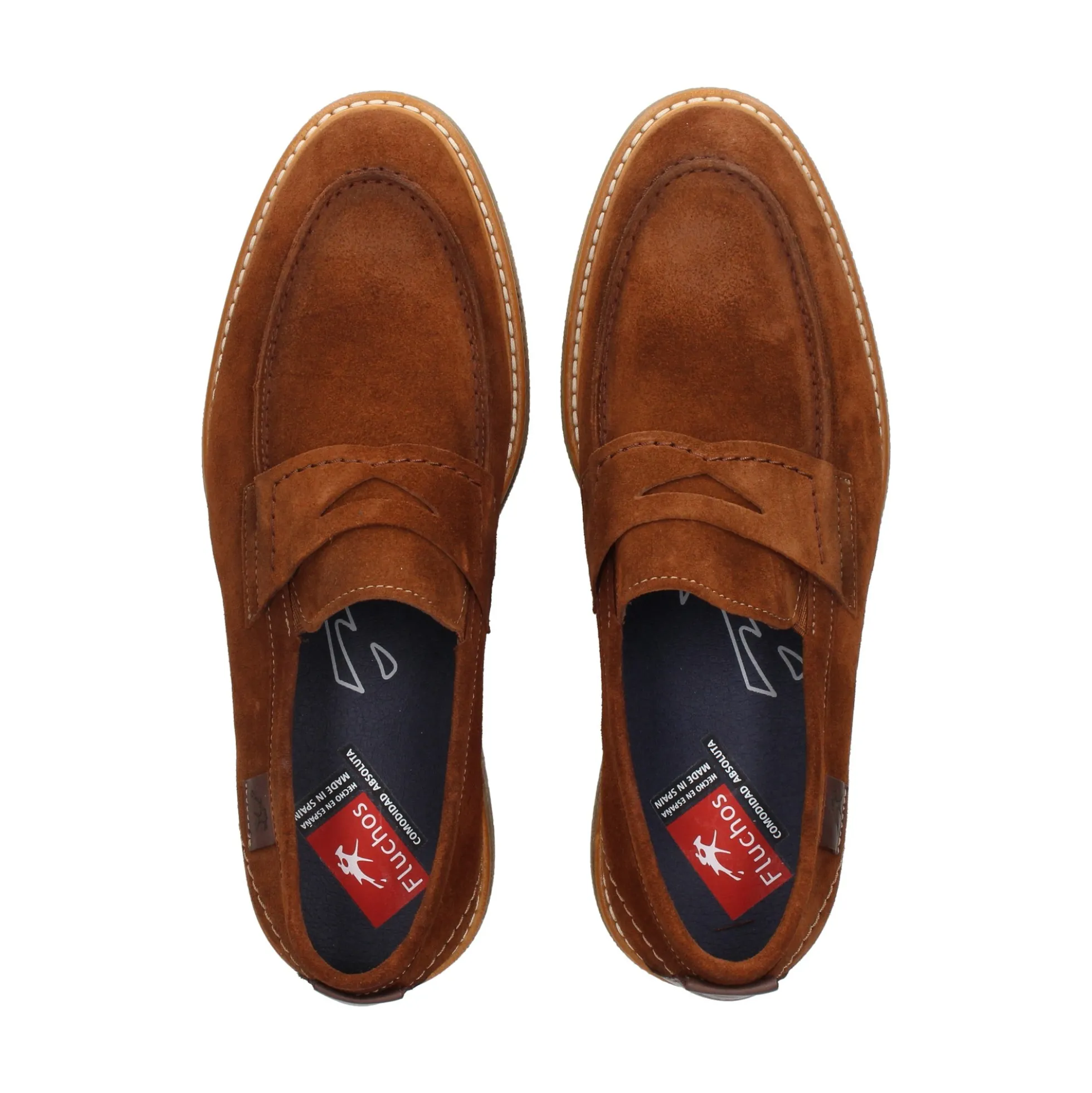 FLUCHOS Mocasines de Hombre F1818 ANTILOPE