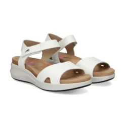 FLUCHOS Sandalias con plataforma de Mujer F1475 BLANCO