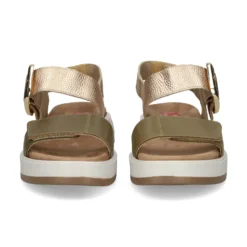 FLUCHOS Sandalias con plataforma de Mujer F2166 PLATINO