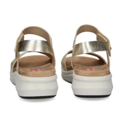 FLUCHOS Sandalias cuña de Mujer F1475 PLATINO