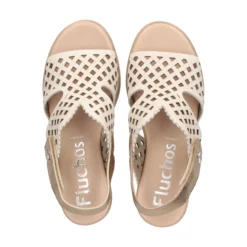 FLUCHOS Sandalias cuña de Mujer F1972 RAW CAVA