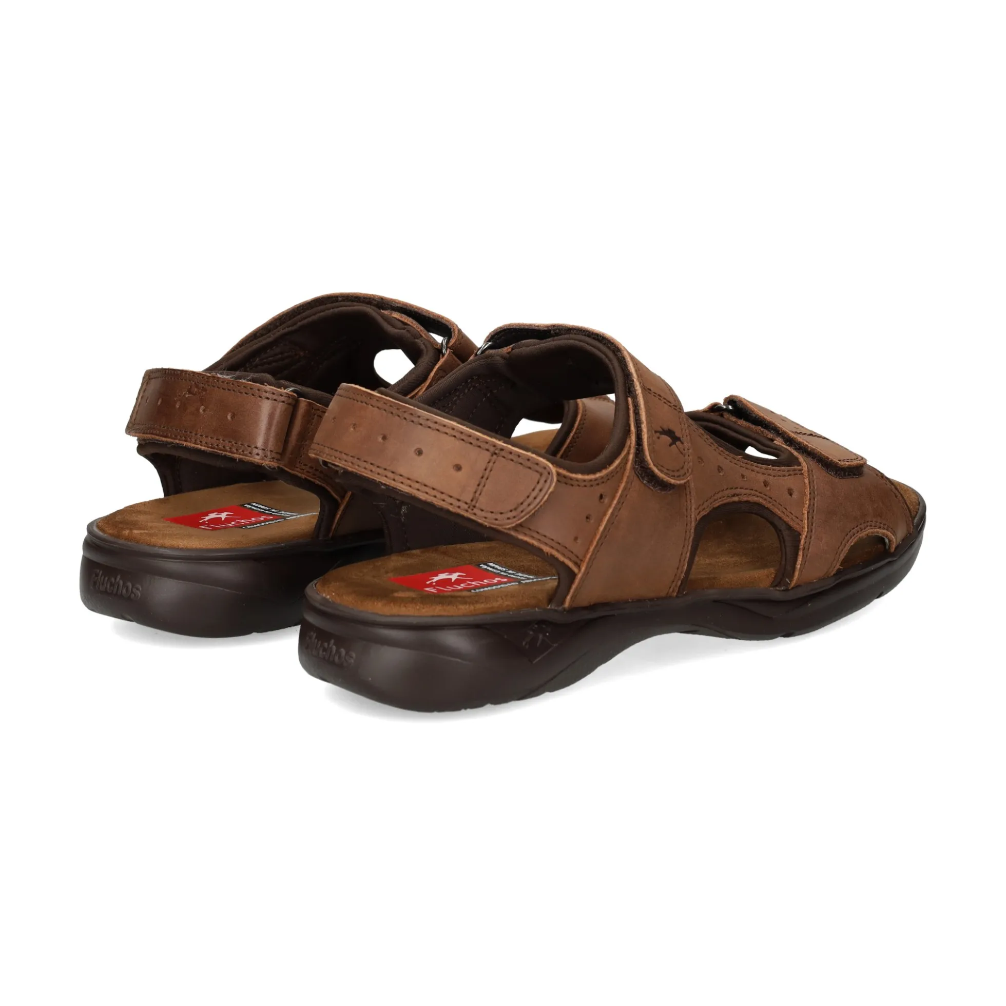 FLUCHOS Sandalias de Hombre F1201 CAFE+COM.1