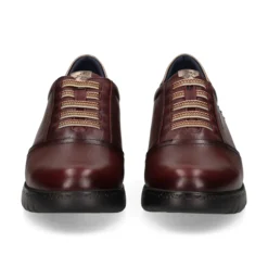 FLUCHOS Zapatos Blucher F2096 BURDEOS+COM.1