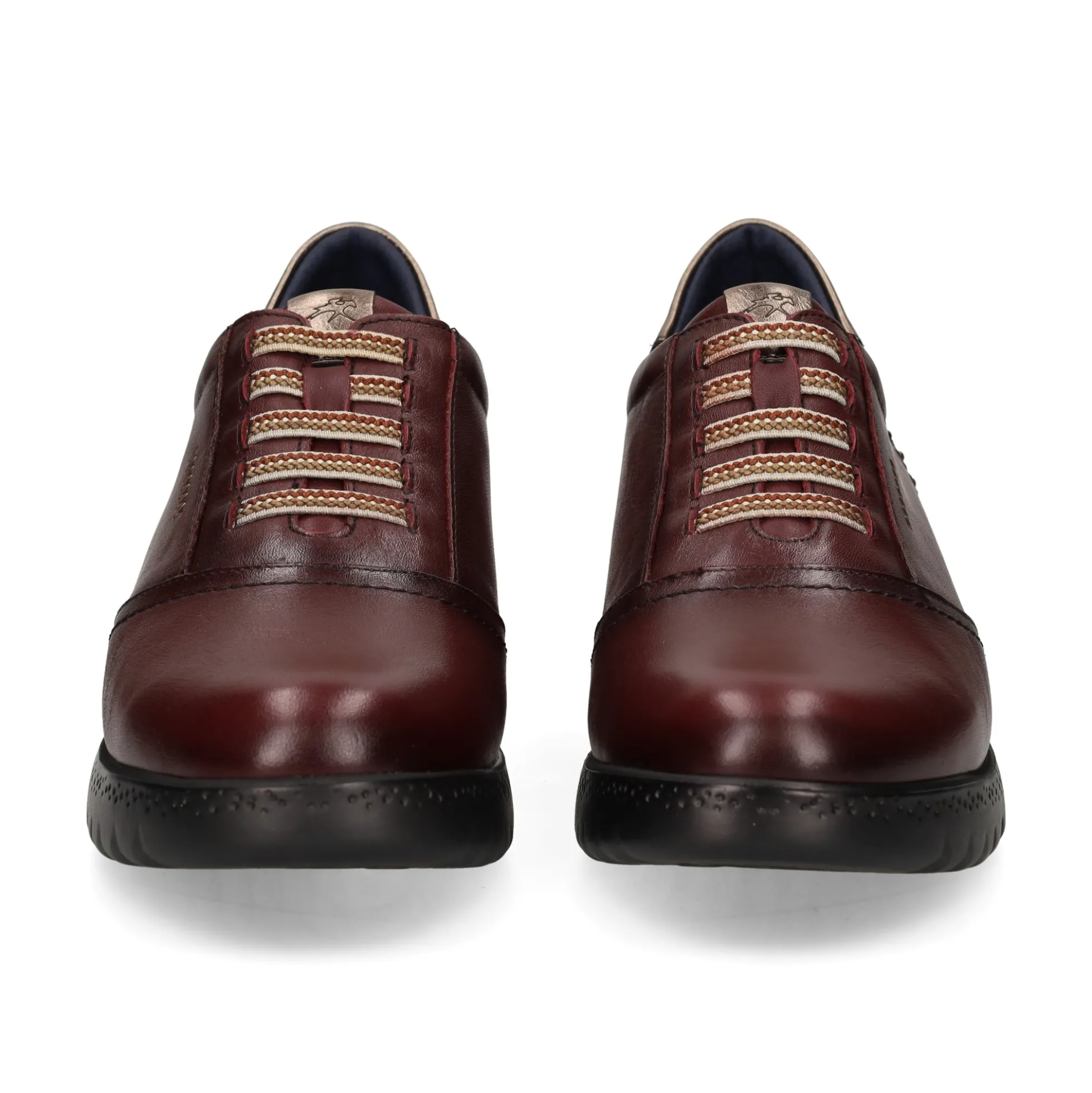 FLUCHOS Zapatos Blucher F2096 BURDEOS+COM.1