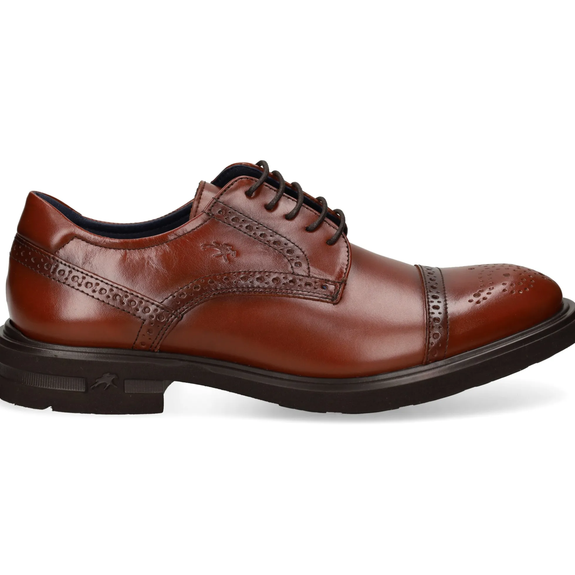 FLUCHOS Zapatos de vestir de Hombre F0629 CASTAÑO