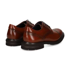 FLUCHOS Zapatos de vestir de Hombre F0629 CASTAÑO