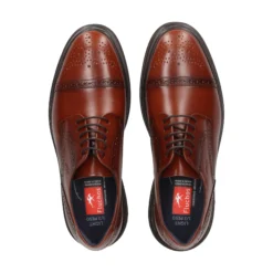 FLUCHOS Zapatos de vestir de Hombre F0629 CASTAÑO
