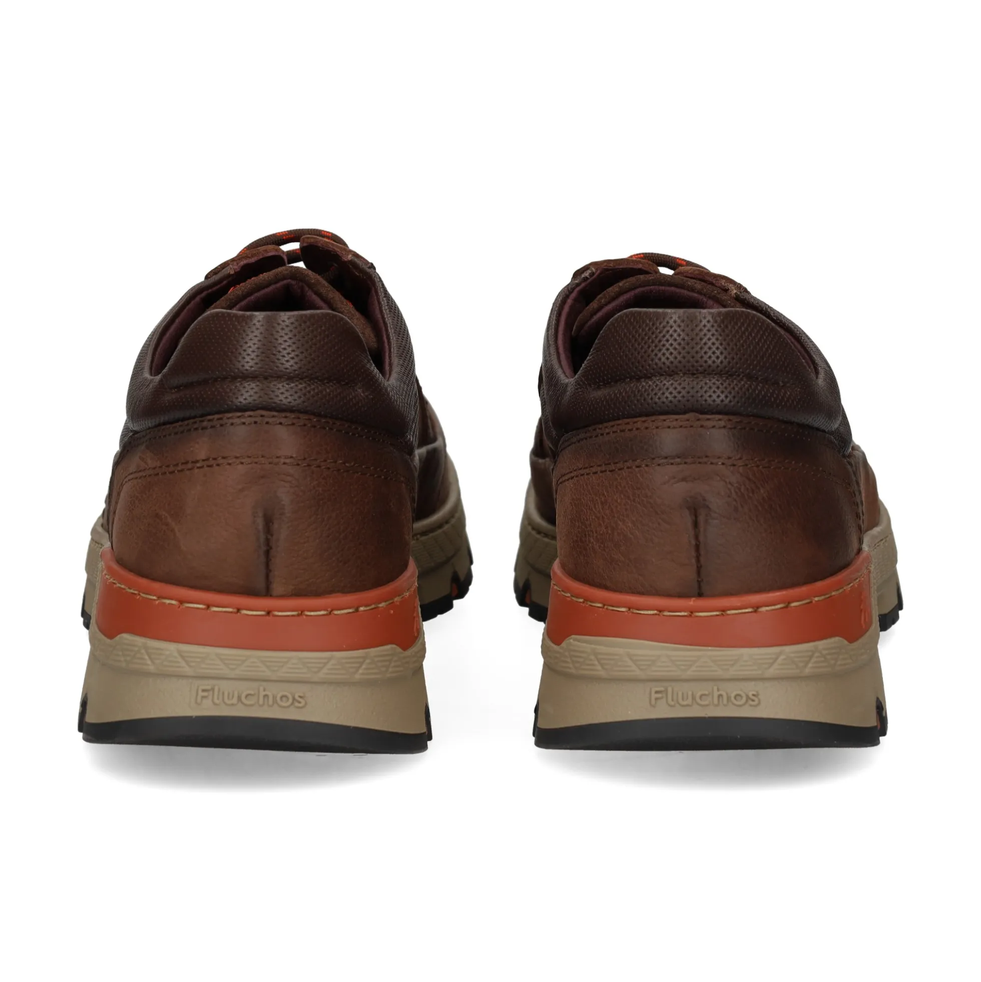 FLUCHOS Zapatos de vestir de Hombre F1843 CASTAÑO+COM.1