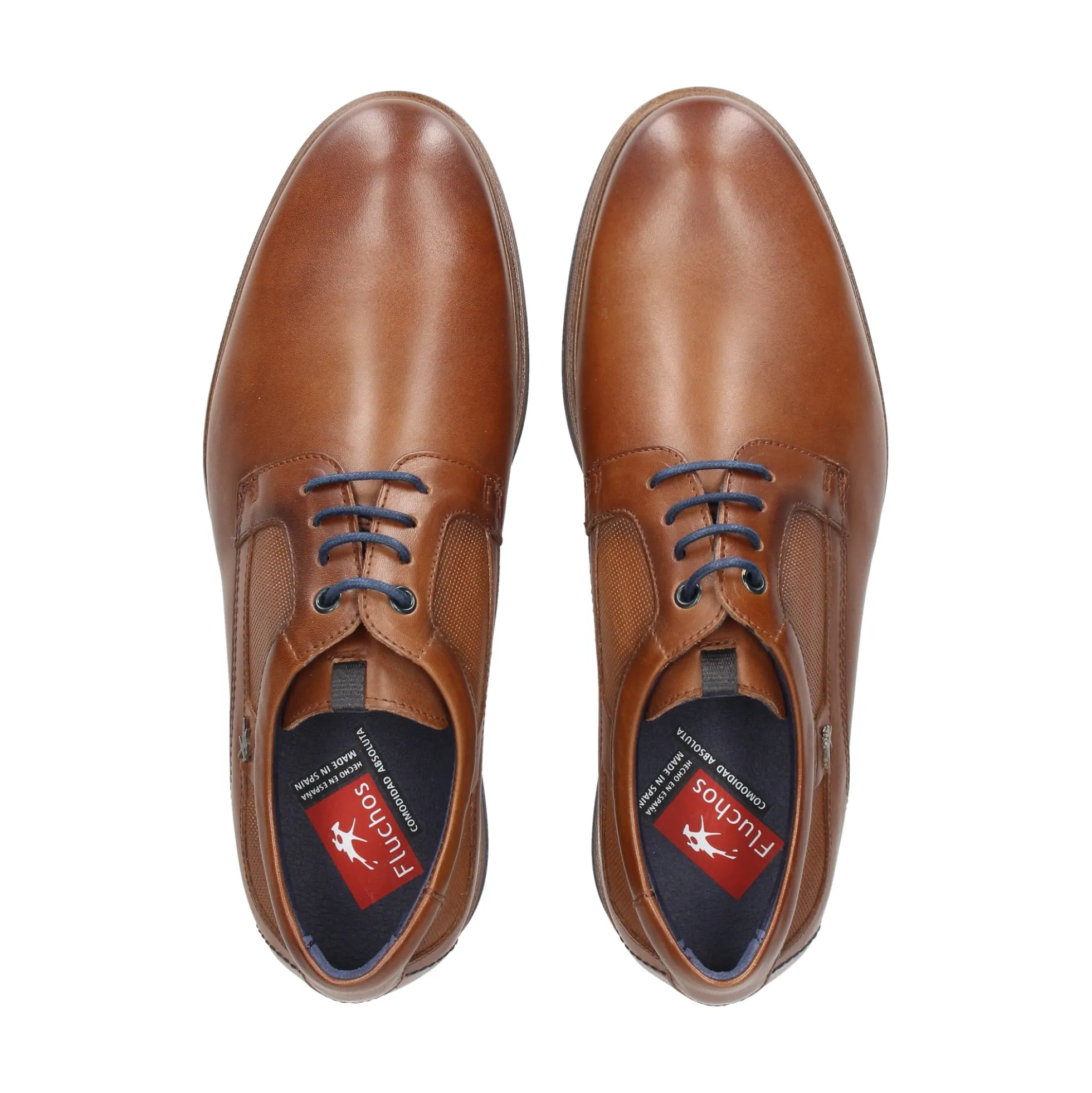 FLUCHOS Zapatos de vestir de Hombre F1857 CAMEL