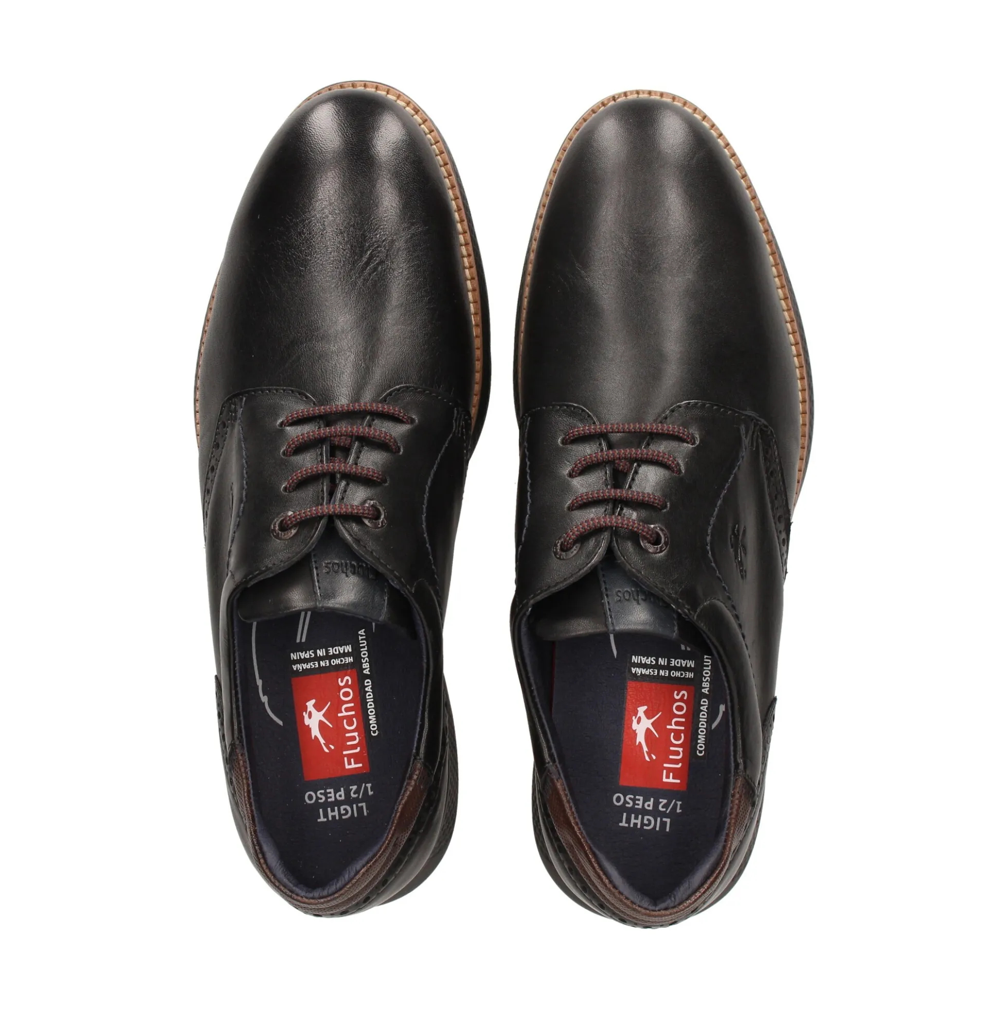 FLUCHOS Zapatos de vestir de Hombre F1351 NEGRO