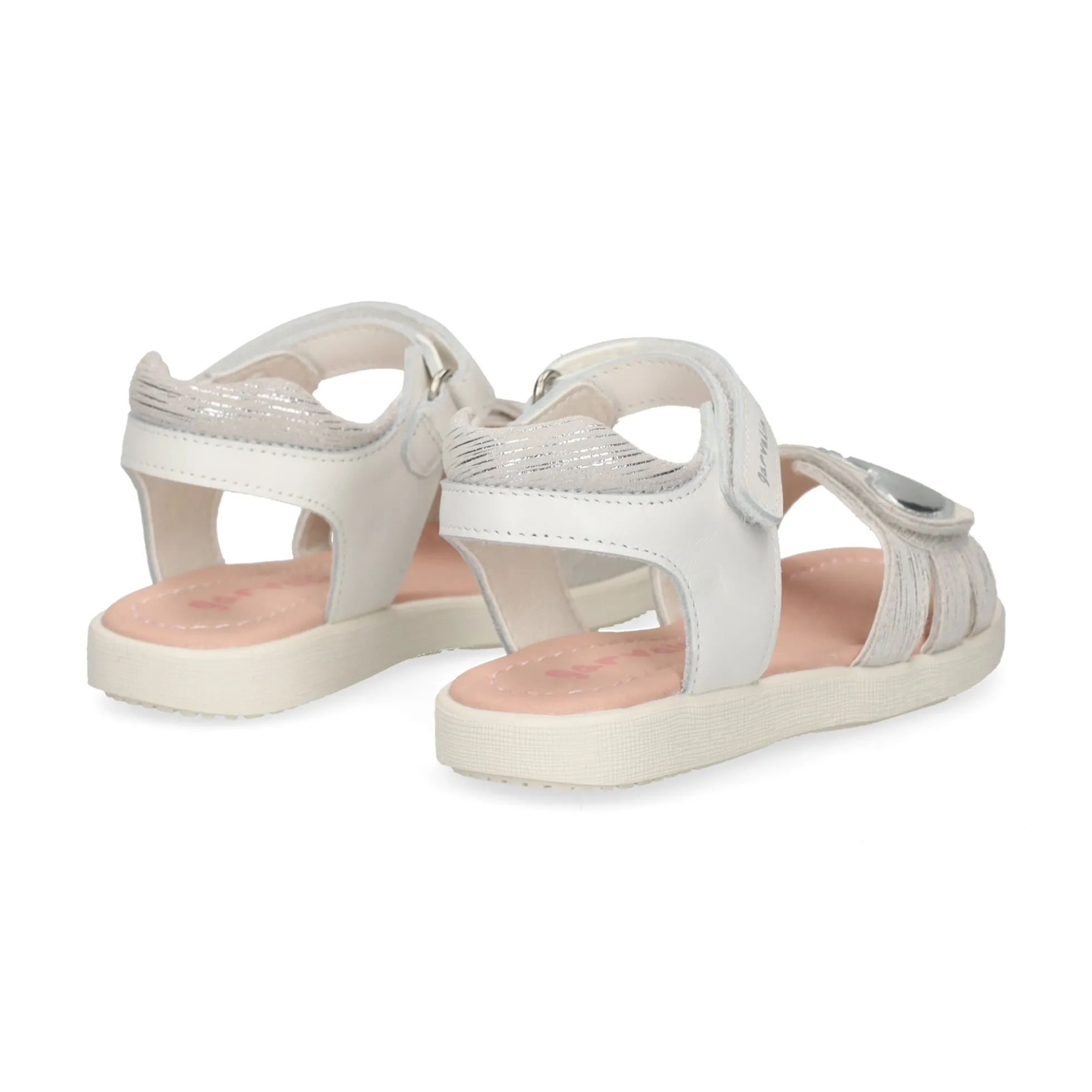 GARVALIN Sandalias, chanclas y albarcas de niña 252424-B050 BLANCO