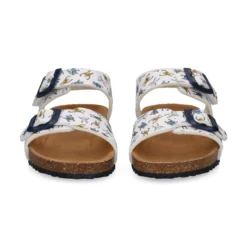 GARVALIN Sandalias, chanclas y albarcas de niña 242468-B BLANCO
